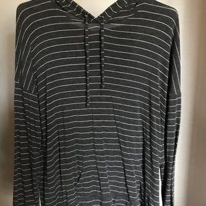 Long sleeve stripped lounge sweatshirt